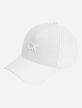 Boné Calvin Klein Masculino 5 Gomos CK Bordado Branco