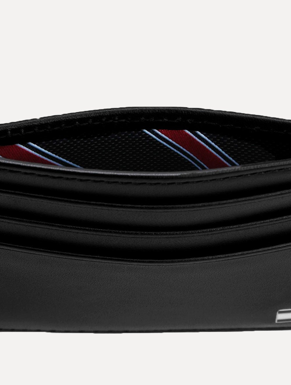 Carteira Tommy Hilfiger Porta Cartão Couro Eton CC Holder Preta