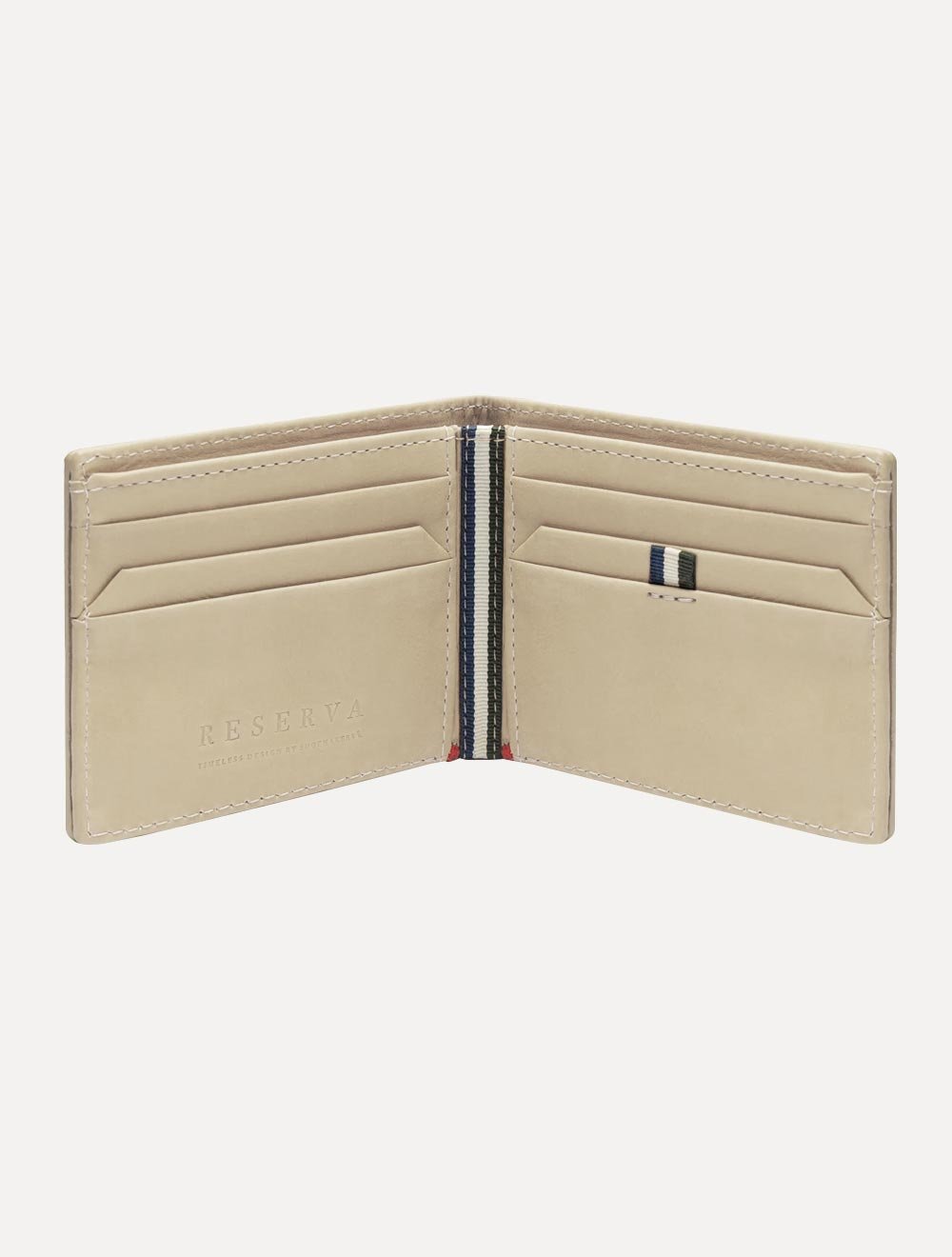 Carteira Reserva Masculina Couro Parma Off-White