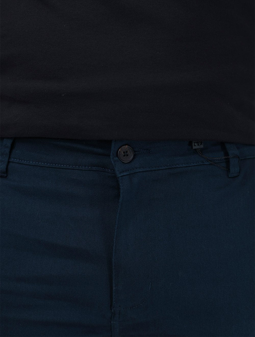 Bermuda K&J Black Masculina Casual Flex Cetim Azul Marinho