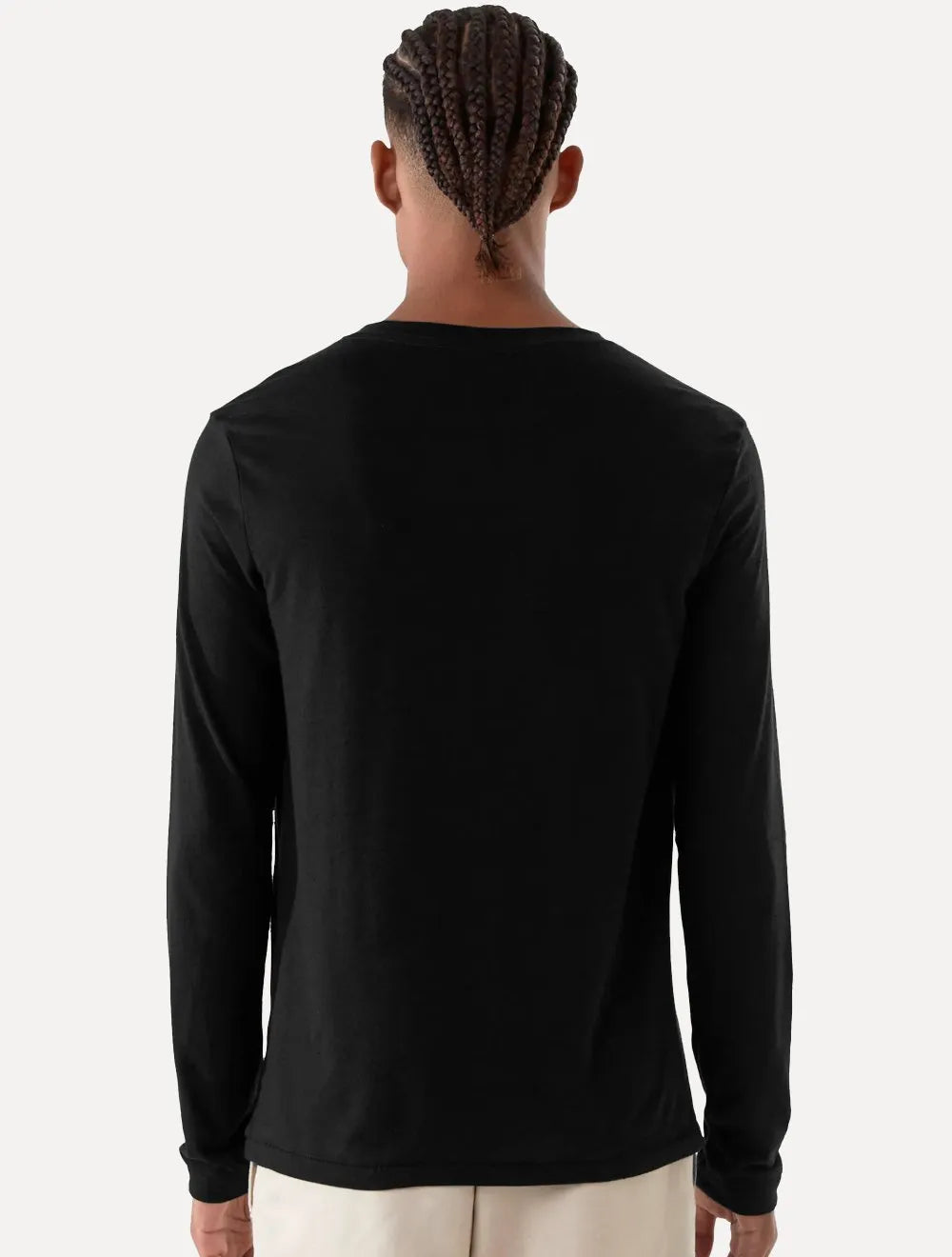 Blusa Osklen Masculina Manga Longa Regular Rustic E-Basics Preta
