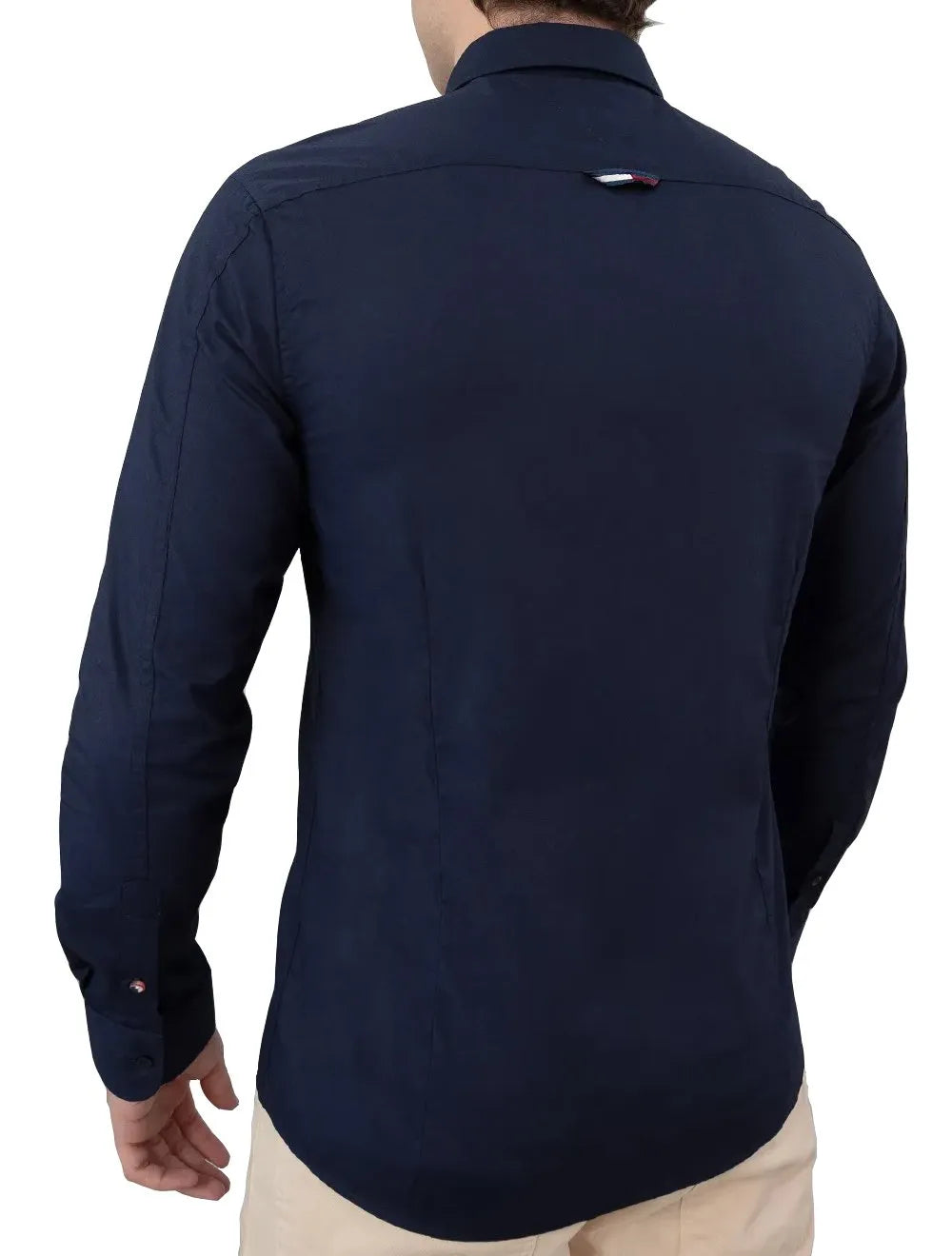 Camisa Tommy Jeans Masculina Slim Original Azul Marinho