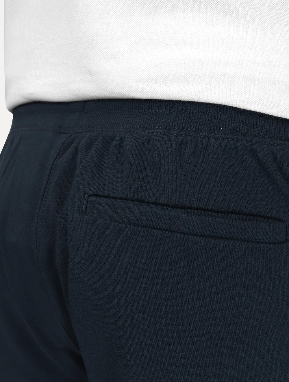 Bermuda Tommy Hilfiger Moletom Masculina Essential Terry Blue String Azul Marinho