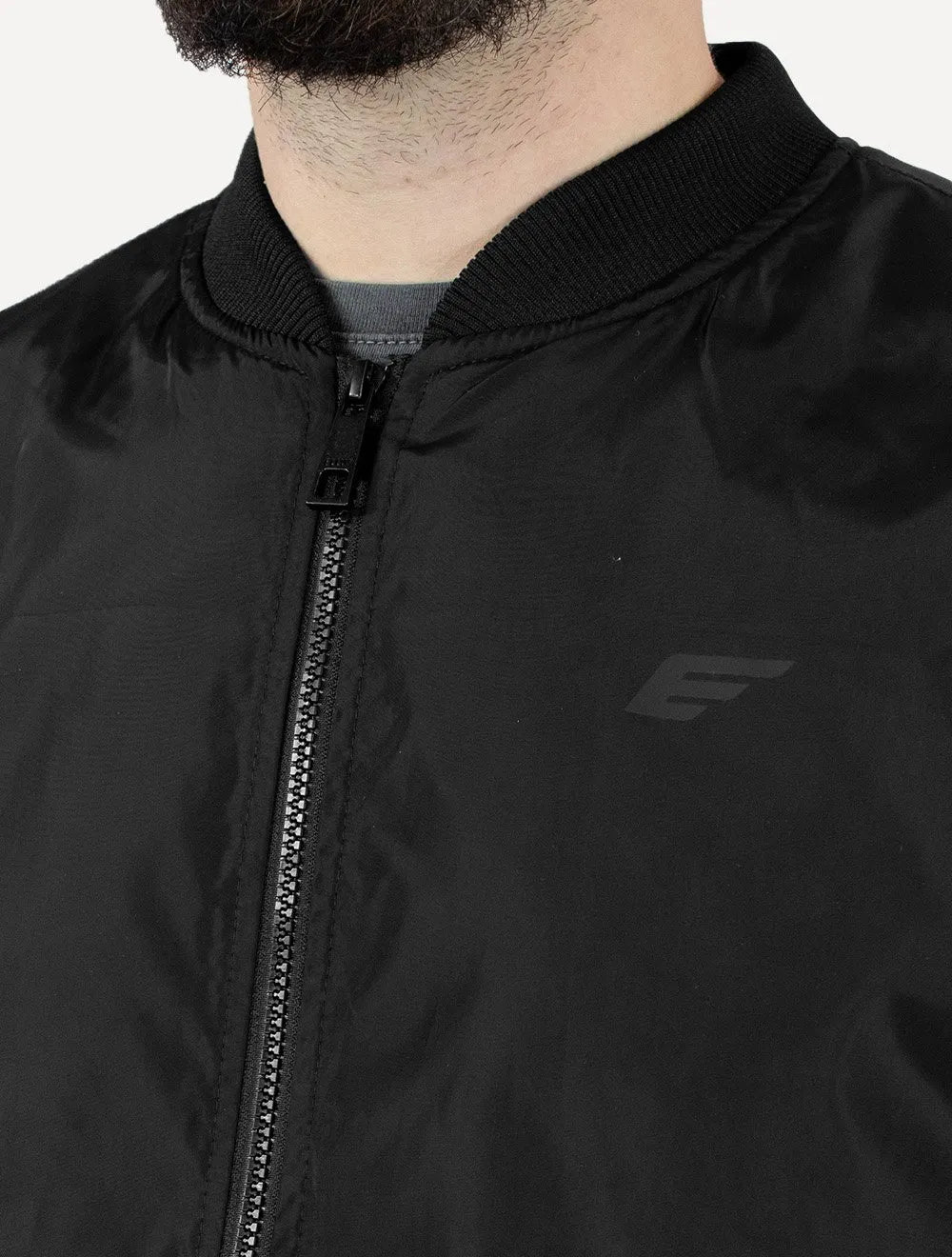 Jaqueta Ellus Masculina Nylon Light Bomber Pocket Preta
