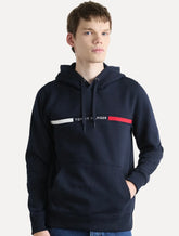 Moletom Tommy Hilfiger Masculino Chest Insert Flag Hoodie Azul Marinho