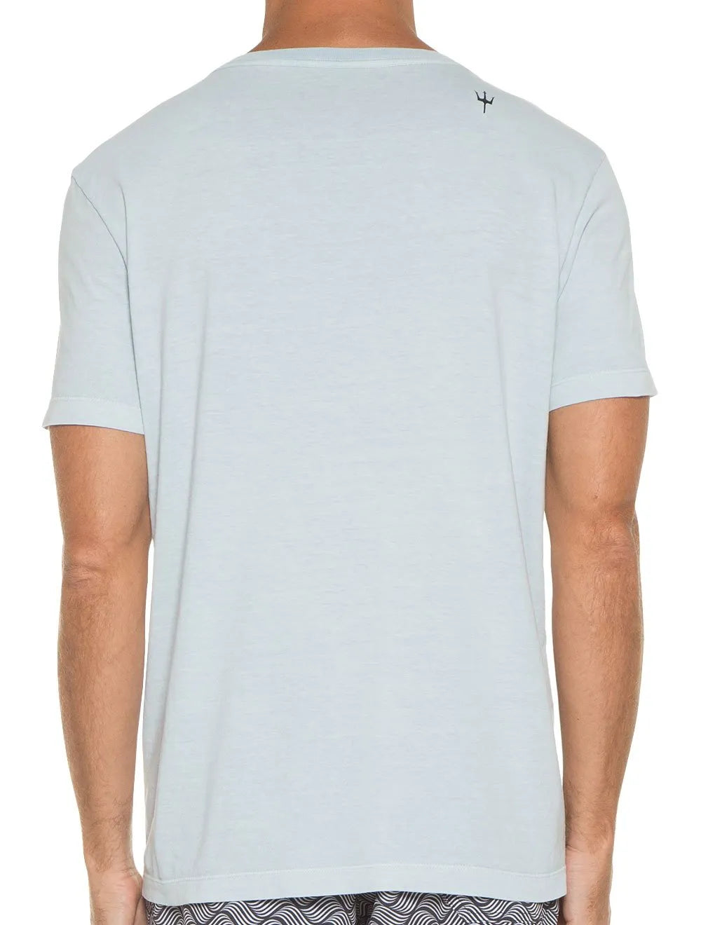Camiseta Osklen Masculina Slim Rough Diver Azul Claro