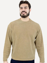 Moletom Osklen Masculino Denver Canelado Cáqui