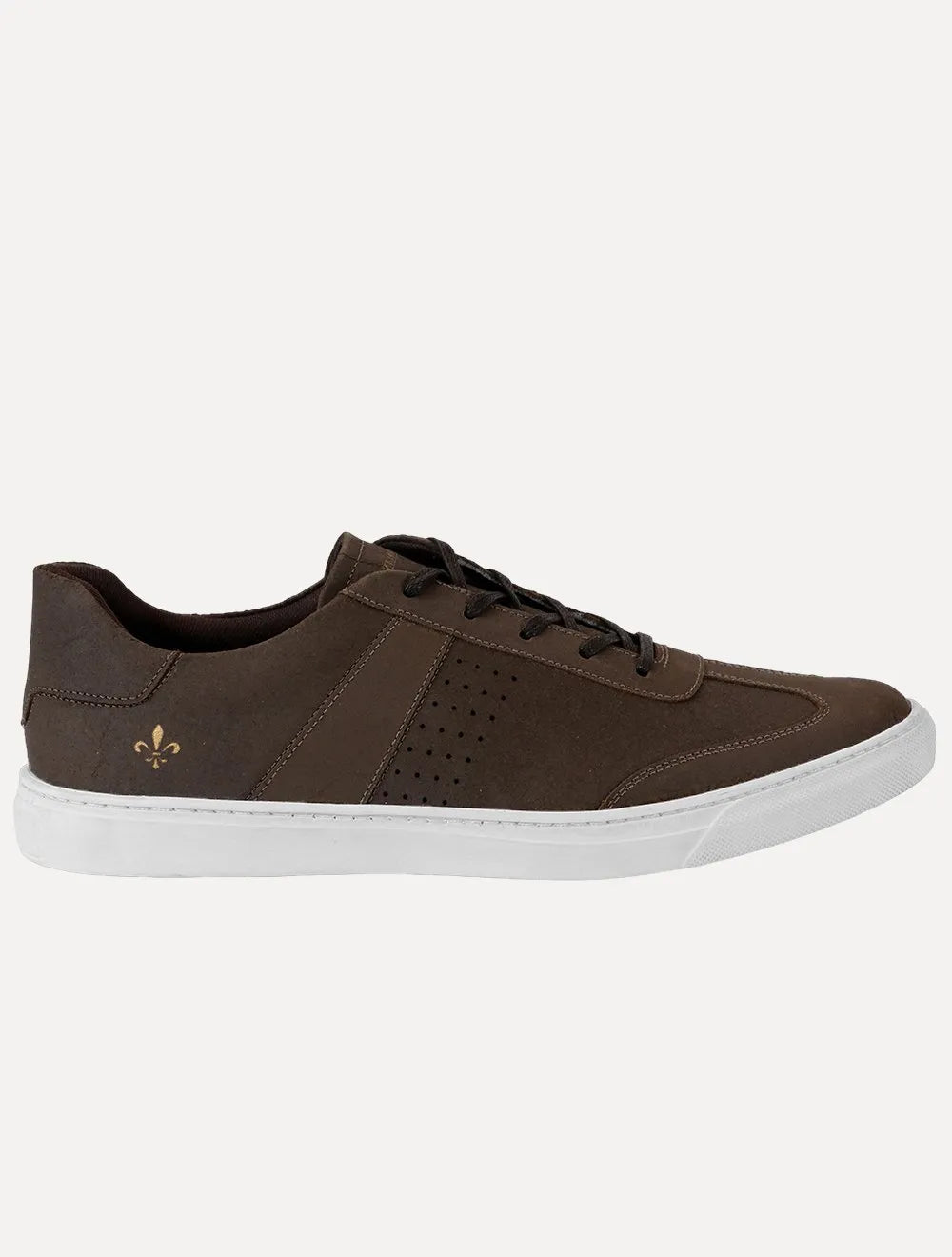 Tênis Dudalina Masculino SL Couro Hunter Marrom Café
