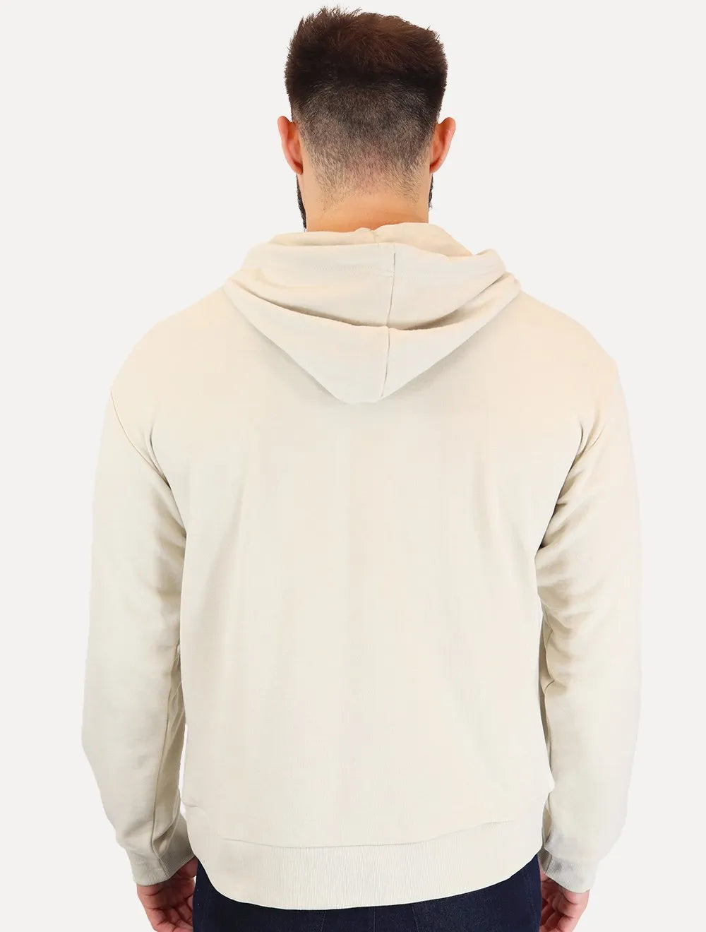 Moletom Tommy Hilfiger Masculino Chest Insert Flag Hoodie Creme