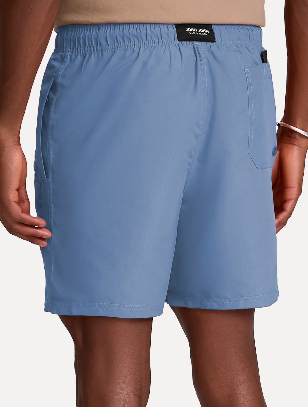 Short John John Masculino Trancoso Fiji Bic Azul Claro