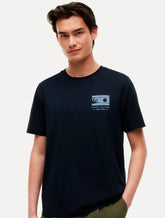 Camiseta Tommy Hilfiger Masculina Brand Love Graphic Tee Azul Marinho