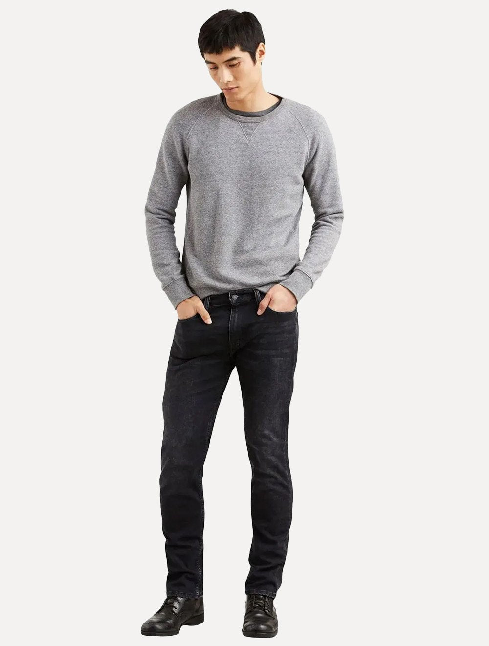 Calça Levis Jeans Masculina 511 Slim Advanced Stretch Cinza Escuro