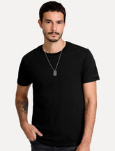 Camiseta John John Masculina Slim Fit Simple Preto