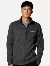 Jaqueta Columbia Masculina Fleece Sweather Weather Full Zip Preto