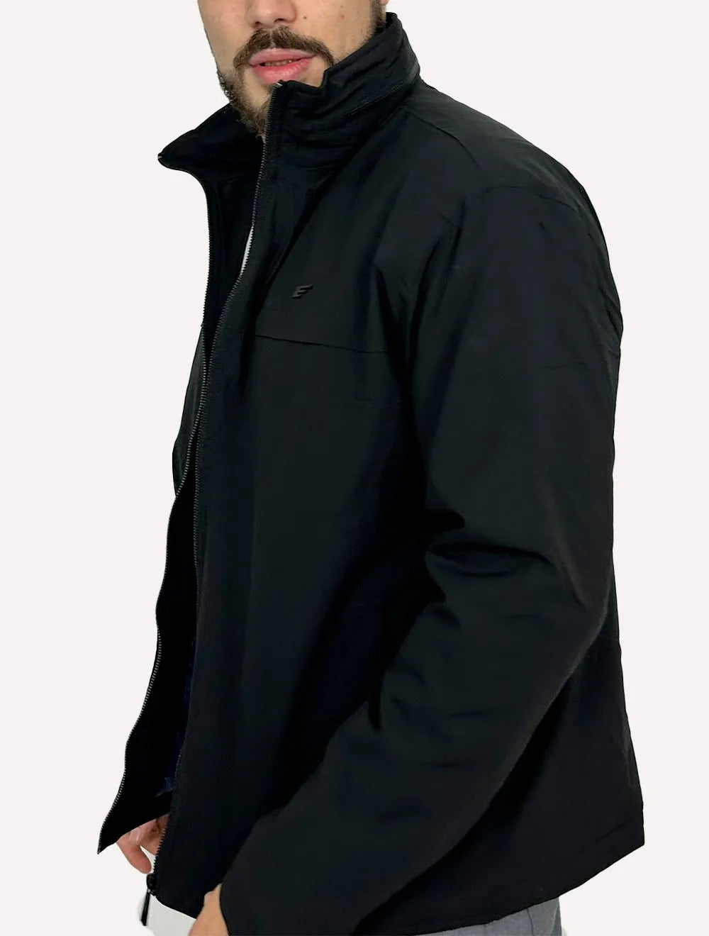Jaqueta Ellus Masculina Nylon Paper W Hood Preta