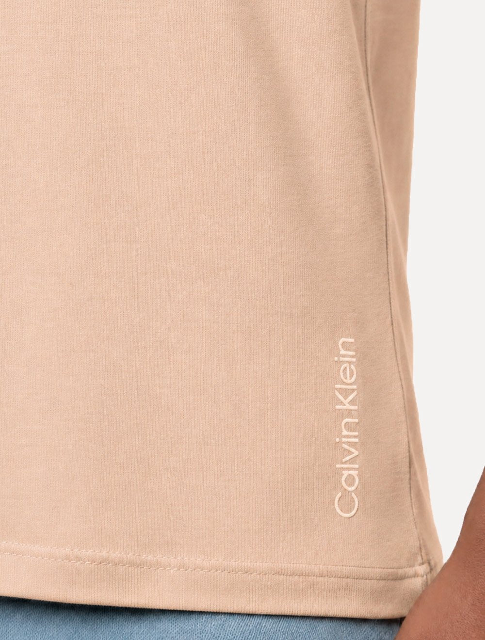 Regata Calvin Klein Swimwear Masculina Classic Cáqui Claro
