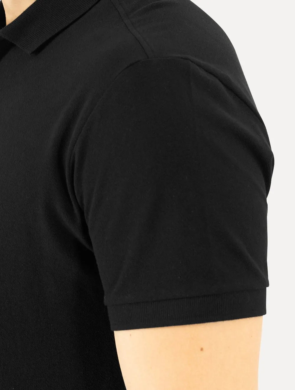 Polo Aramis Masculina Piquet Basic Mono Preta