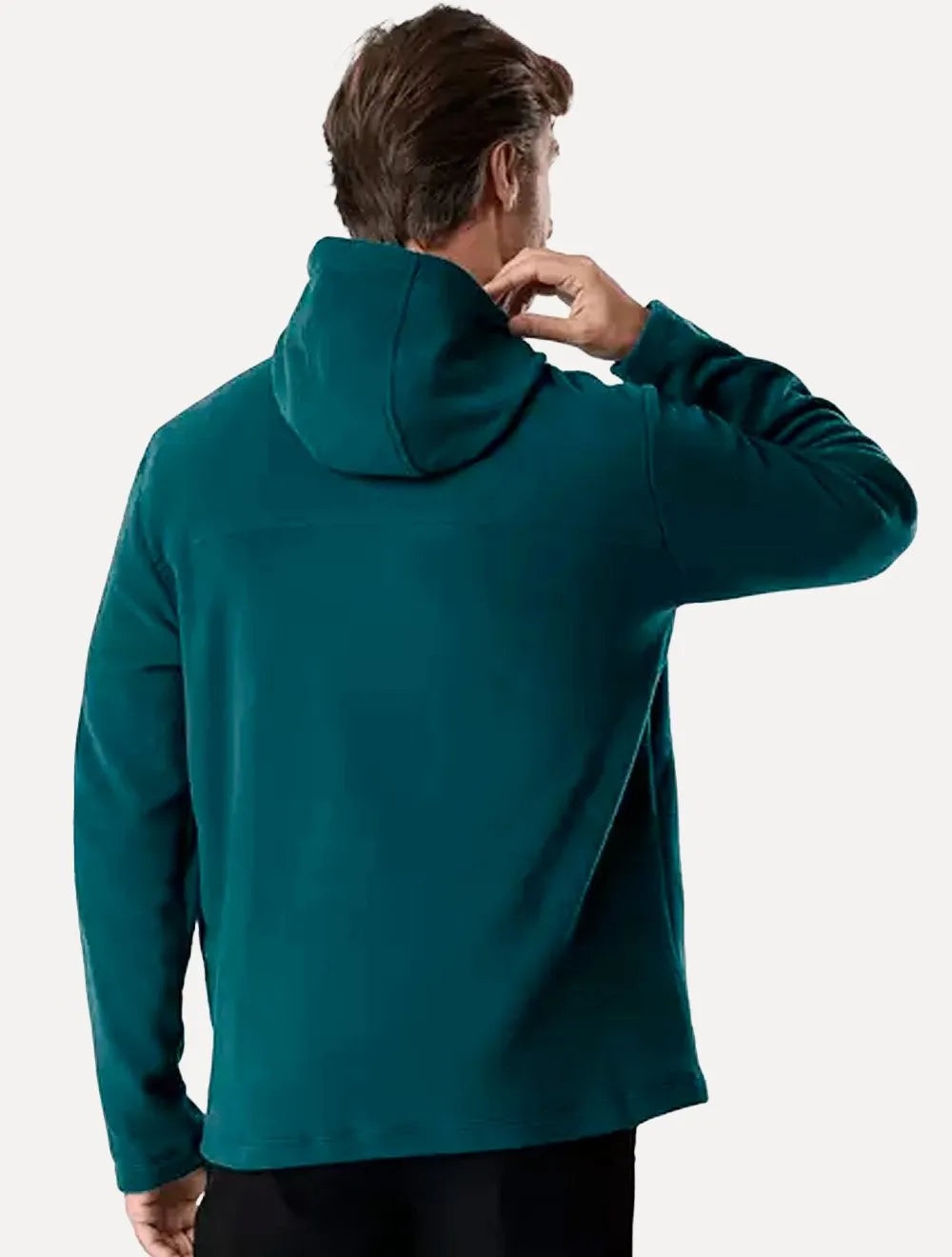 Blusa The North Face Masculina Fleece Glacier Full Zip Com Capuz TNF Azul Petróleo
