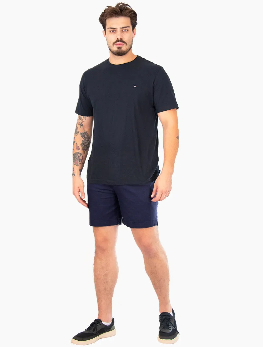 Bermuda John John Masculina Cotton Azul Marinho