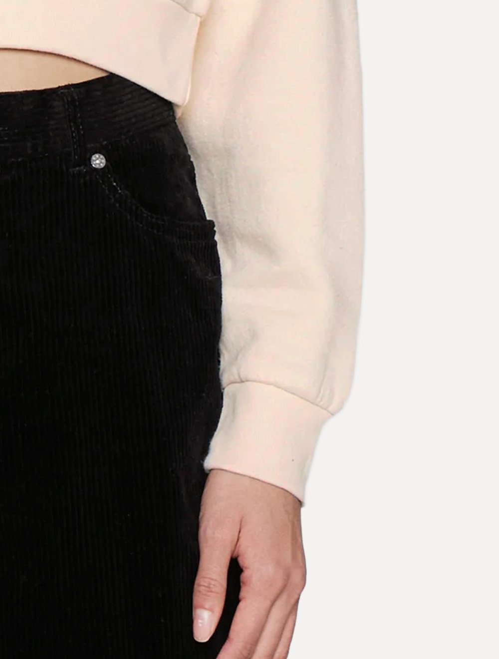 Moletom Levis Feminino Cropped Media Hoodie Salmão