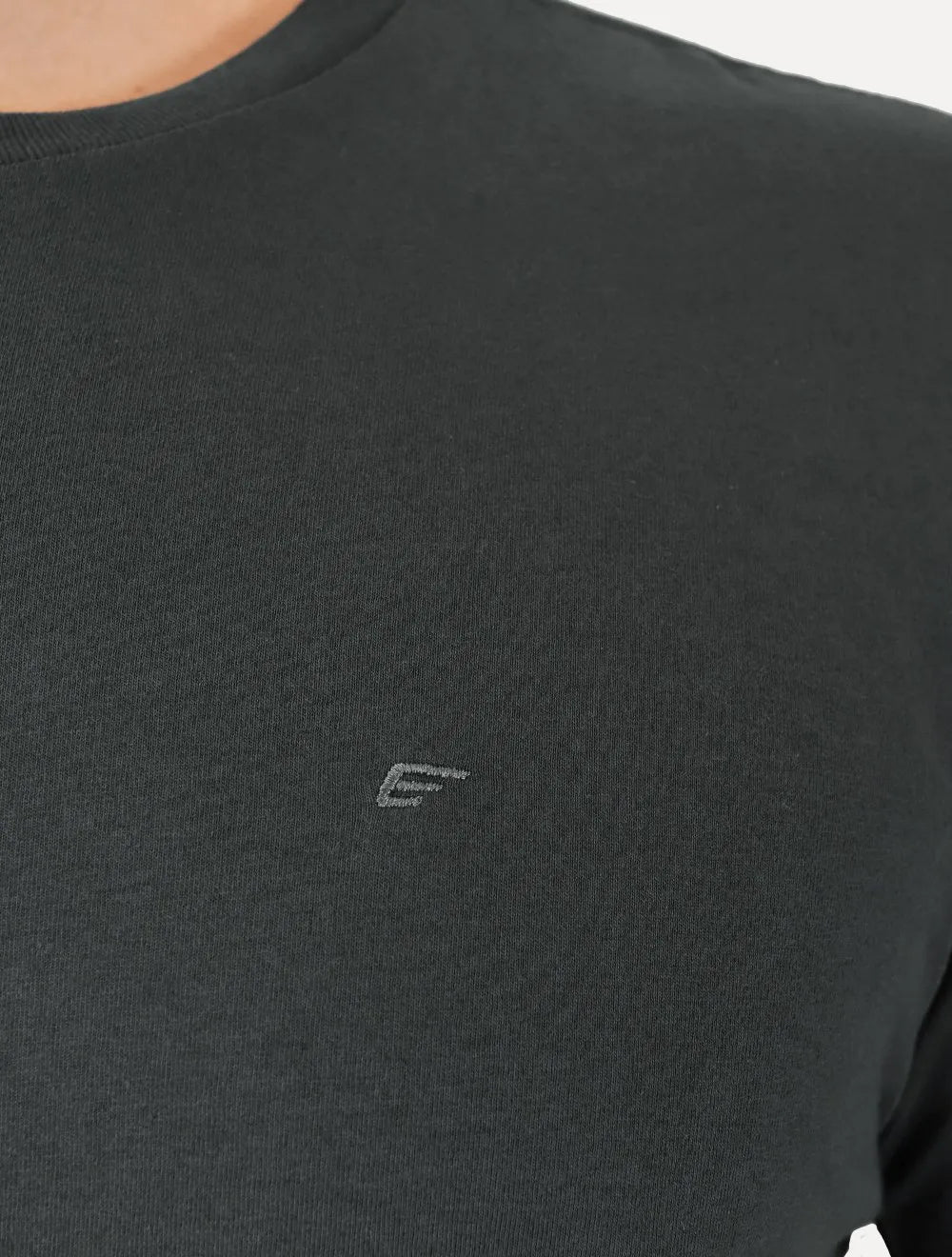 Camiseta Ellus Masculina Cotton Easa Classic Chumbo Mescla