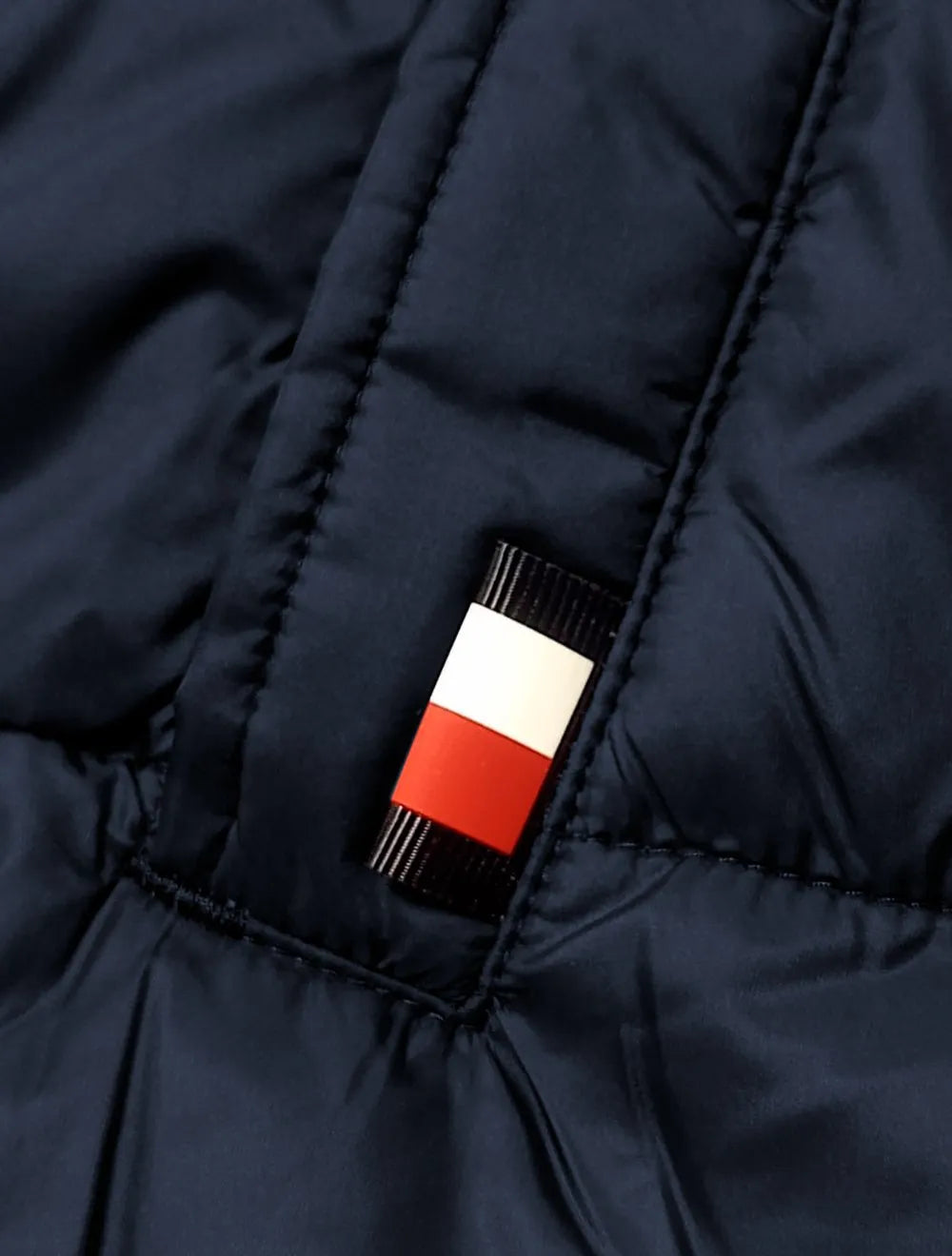 Jaqueta Tommy Hilfiger Packable Recycled Bomber Azul Marinho