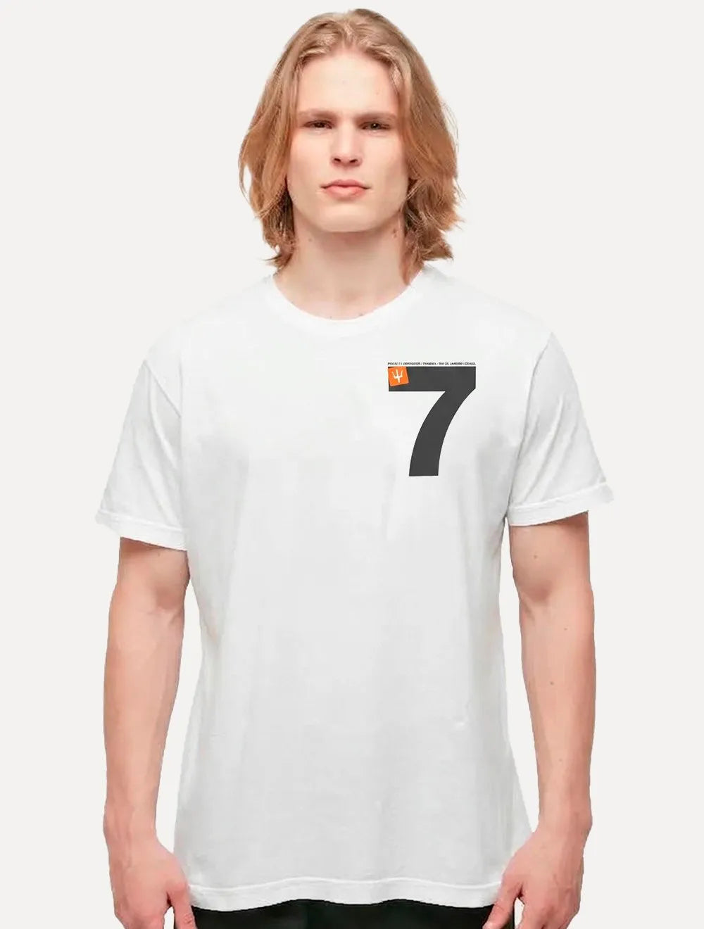 Camiseta Osklen Masculina Regular Malhão 7 Arpoador Branca