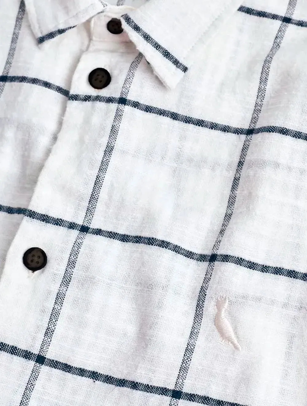 Camisa Reserva Masculina Xadrez Speedy Check Off-White