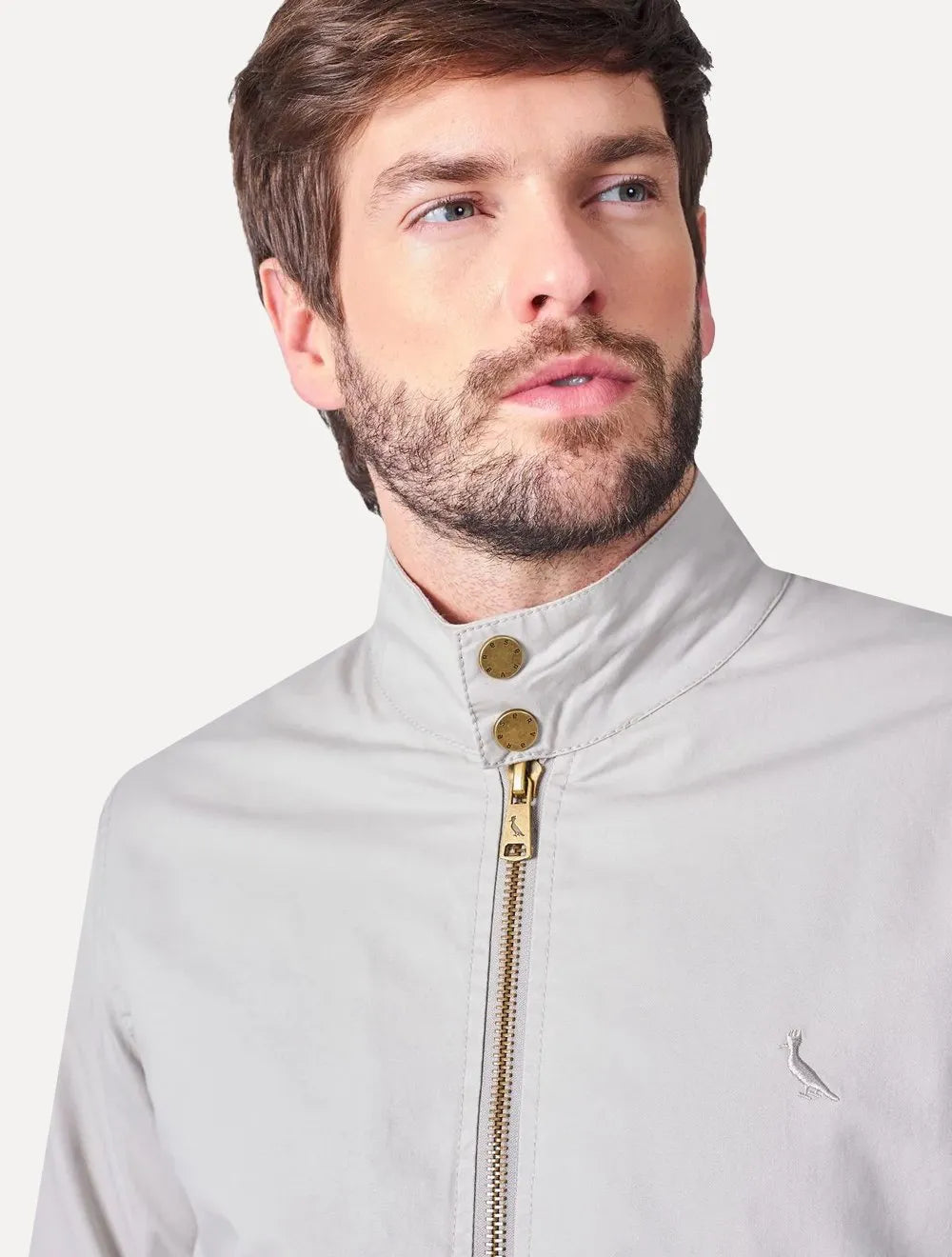 Jaqueta Reserva Masculina Casual Sarja Cinza