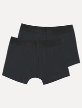 Cueca King & Joe Boxer Lisa Black Logo Preta Pack 2UN AC26701 00003