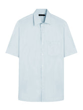 Camisa VR Masculina Casual Manga Curta Pocket Silicon Oil Azul Claro