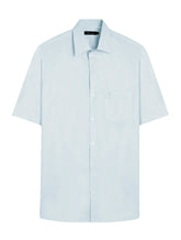 Camisa VR Masculina Casual Manga Curta Pocket Silicon Oil Azul Claro