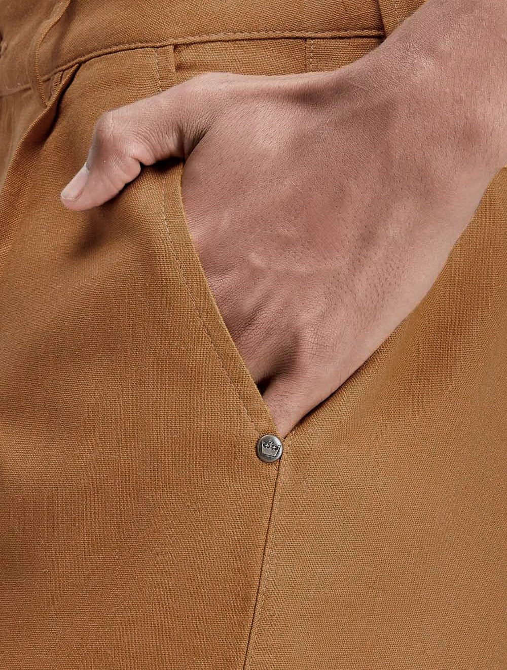 Bermuda Osklen Masculina Sarja Cotton Blithe Marrom