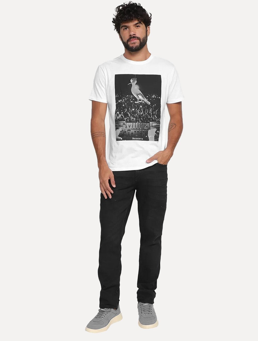 Calça Reserva Jeans Masculina Skinny Gabriel Preta