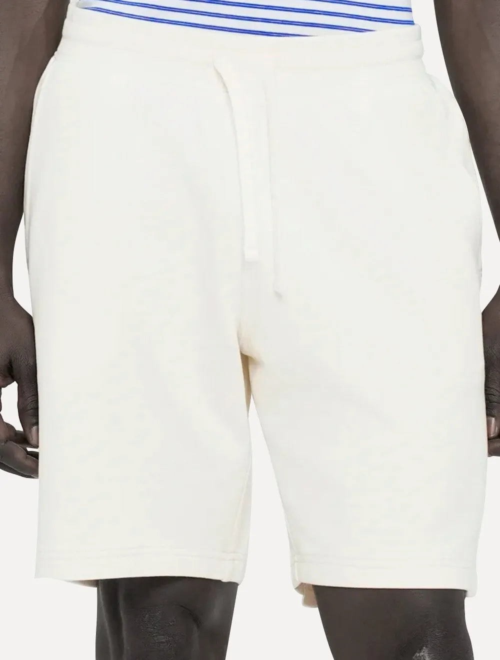 Bermuda Tommy Hilfiger Moletom Masculina Essential Terry Off White