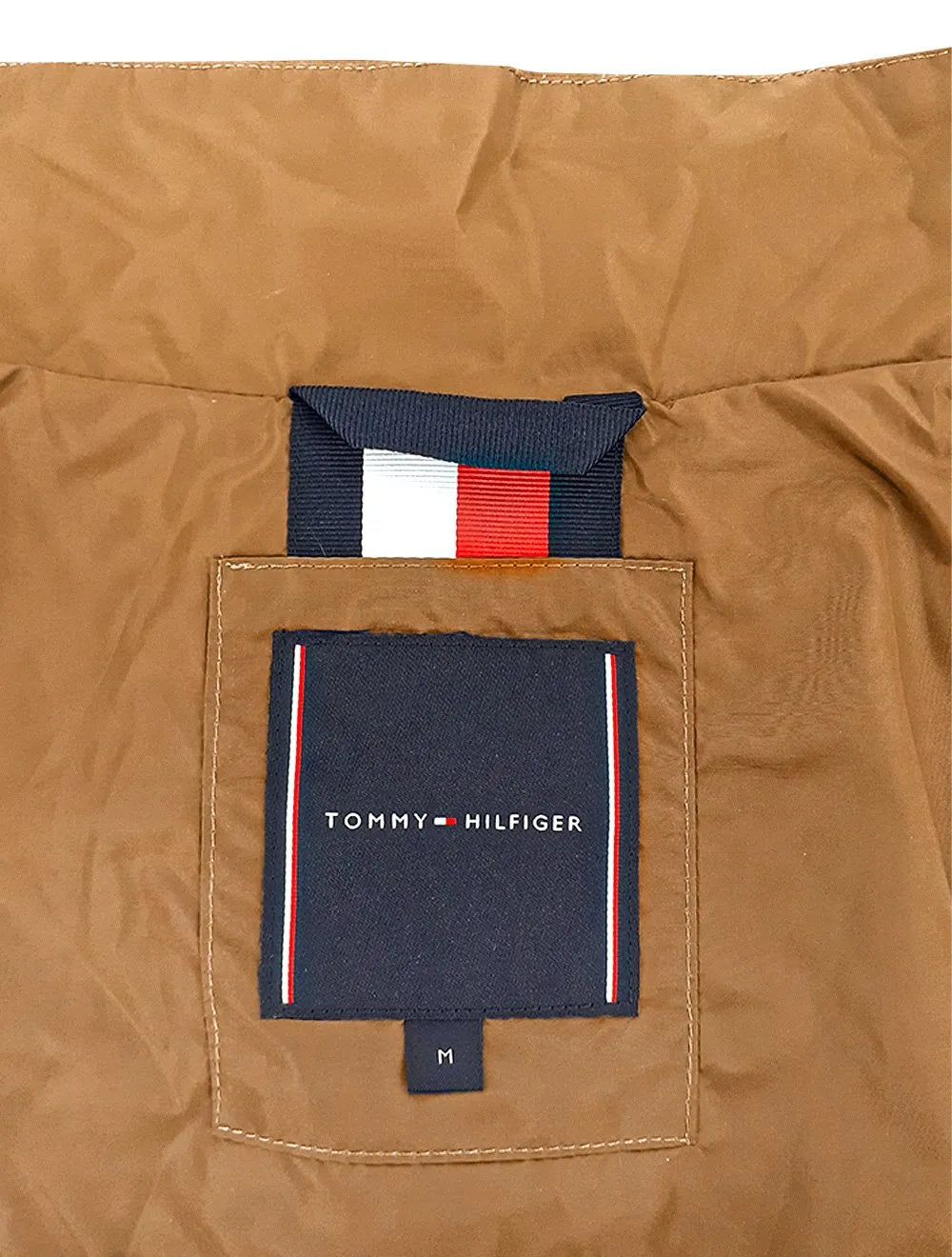 Jaqueta Tommy Hilfiger Masculina Windbreaker Flex Blouson Cáqui