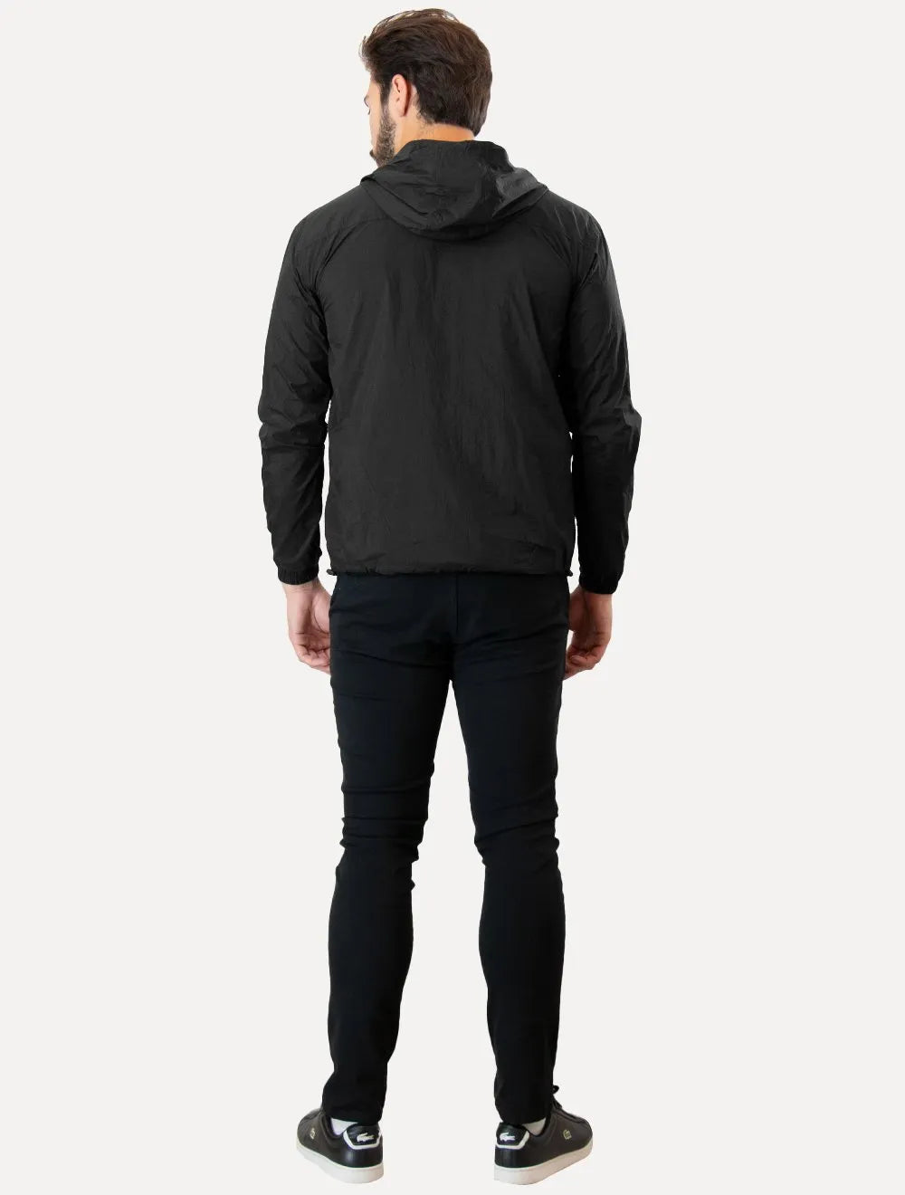 Jaqueta Original Penguin Masculina Corta-Vento Sport Nylon Preta