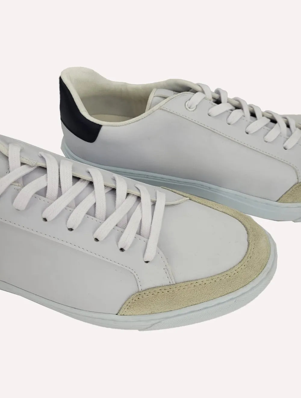 Tênis Nautica Masculino SL Couro Azul Marinho/Branco