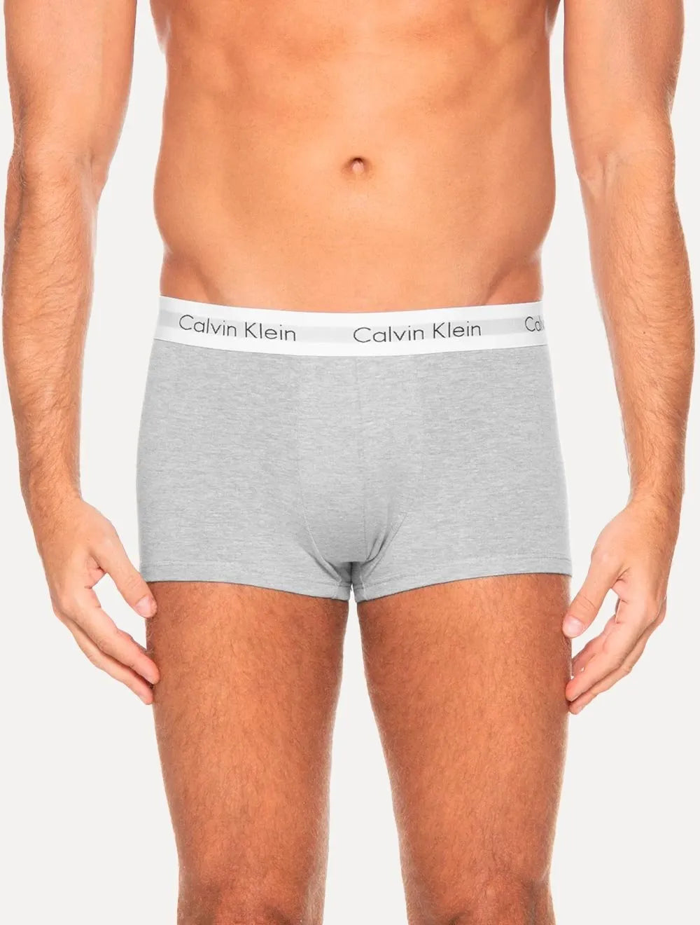 Cuecas Calvin Klein Low Rise Trunk Mescla Preta Branca Pack 4UN