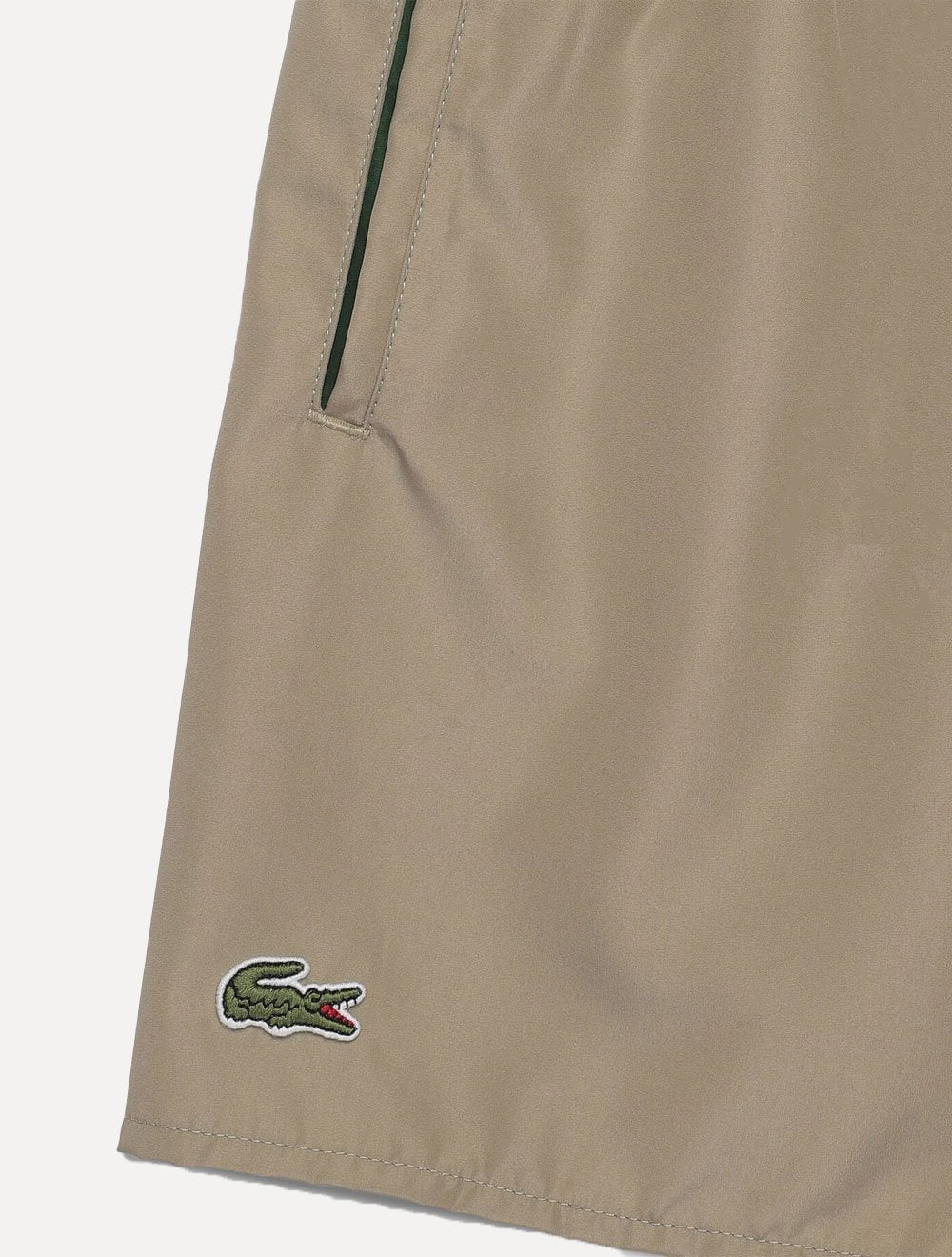 Short Lacoste Masculino Beachwear Classico Cáqui