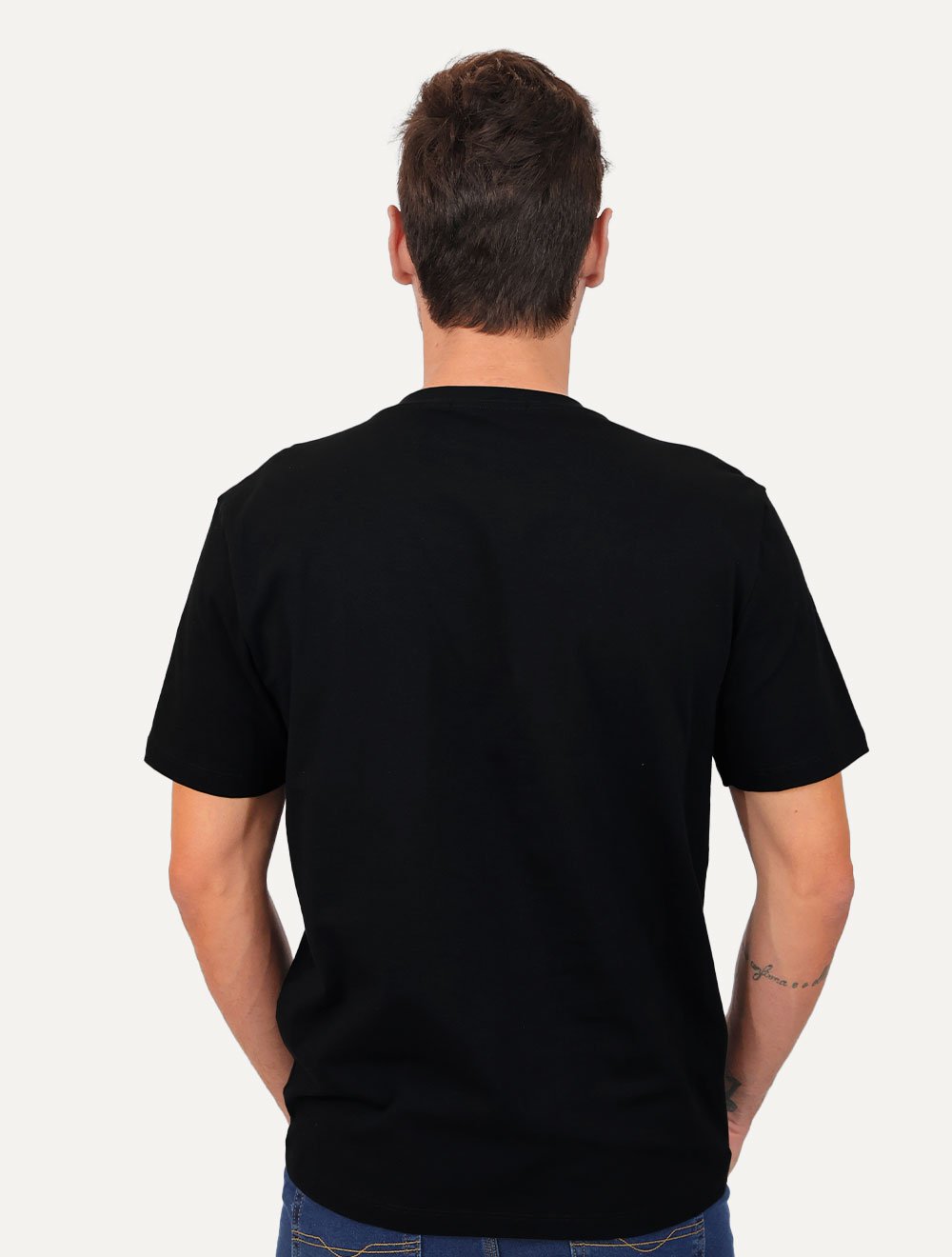 Camiseta Ellus Masculina Slim Cotton Made To Last Preta