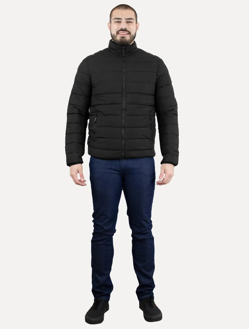 Jaqueta Masculina Dark Sherpa Bomber Preta