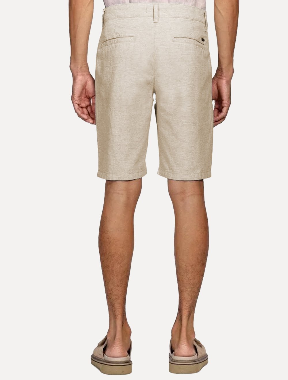 Bermuda Aramis Masculina Chino Soft Color Pinpoint Cáqui Mescla
