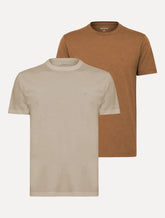 Kit Camisetas Aramis | Masculina Basic Lisa Amêndoa/Âmbar