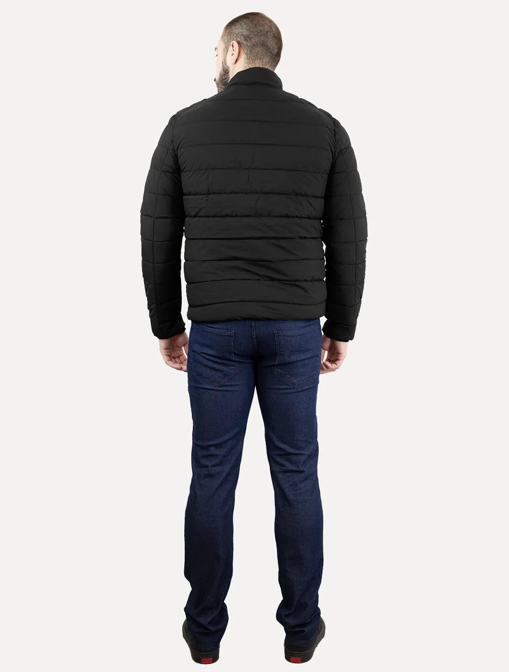Jaqueta Masculina Dark Sherpa Bomber Preta