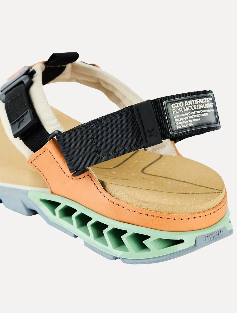 Sandália Kenner Masculina Rakka Craft Thong Cáqui