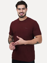Camiseta Calvin Klein Jeans Masculina Light New Logo Bordô
