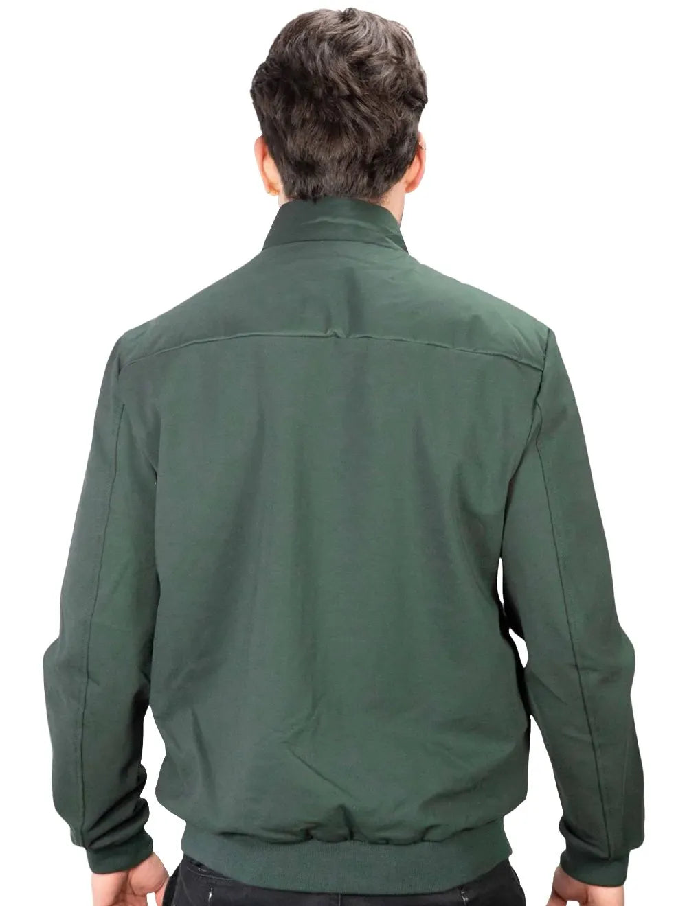 Jaqueta Aramis Masculina Nylon e Malha Bomber Liquid Repeller Verde Militar