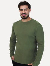 Blusa Osklen Masculina Manga Longa Tricot Solid Cotton Verde