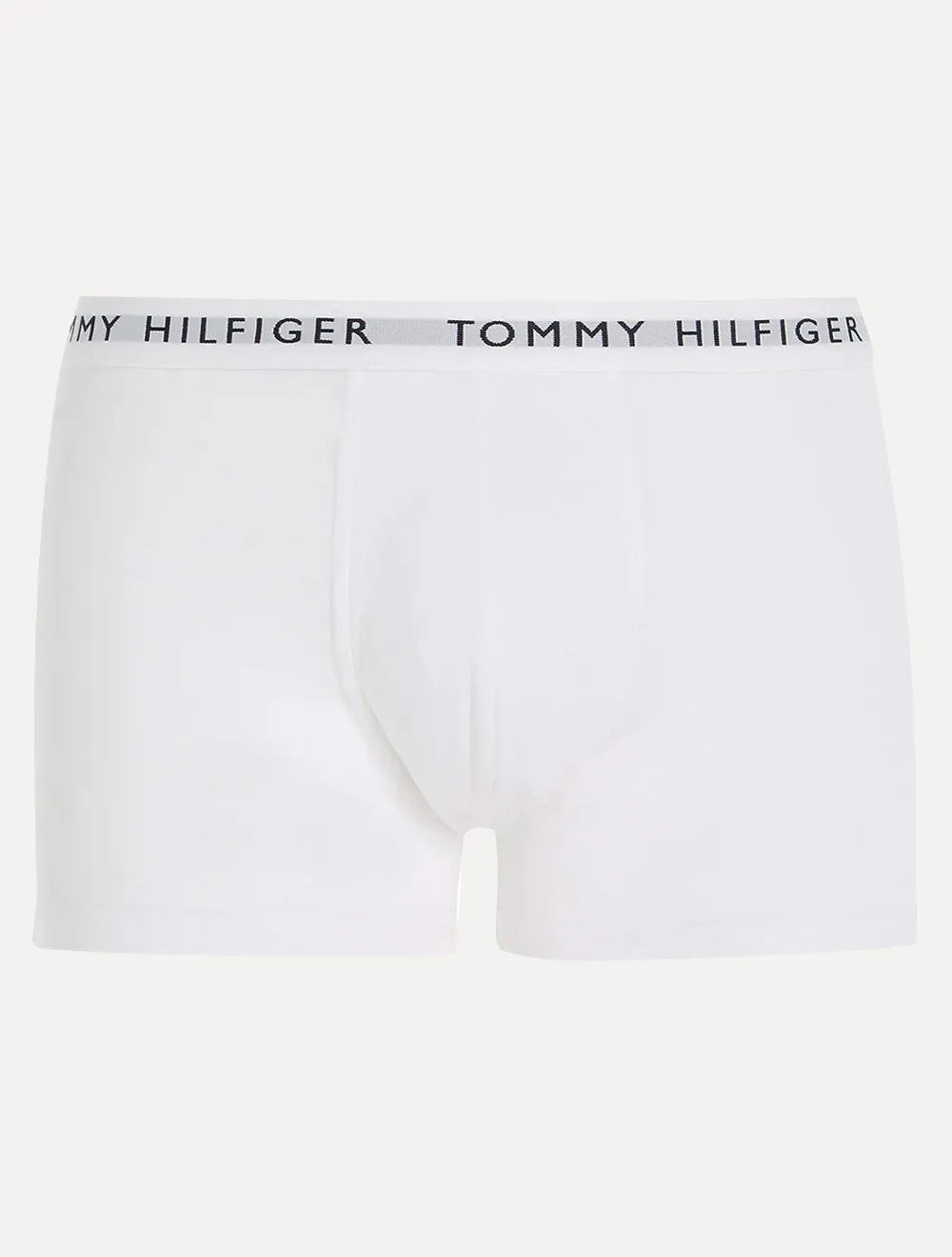 Cueca Tommy Hilfiger Cotton Boxer Trunk Preta/ Branca/ Cinza Pack 5UN